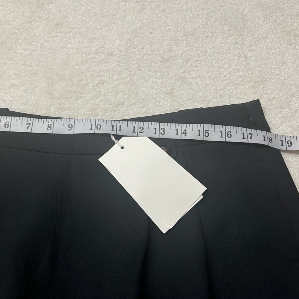 NWT Sezane Woman Black Loulou Trousers Cotton Bamboo High Waist Dress Pants 14 - Picture 15 of 15